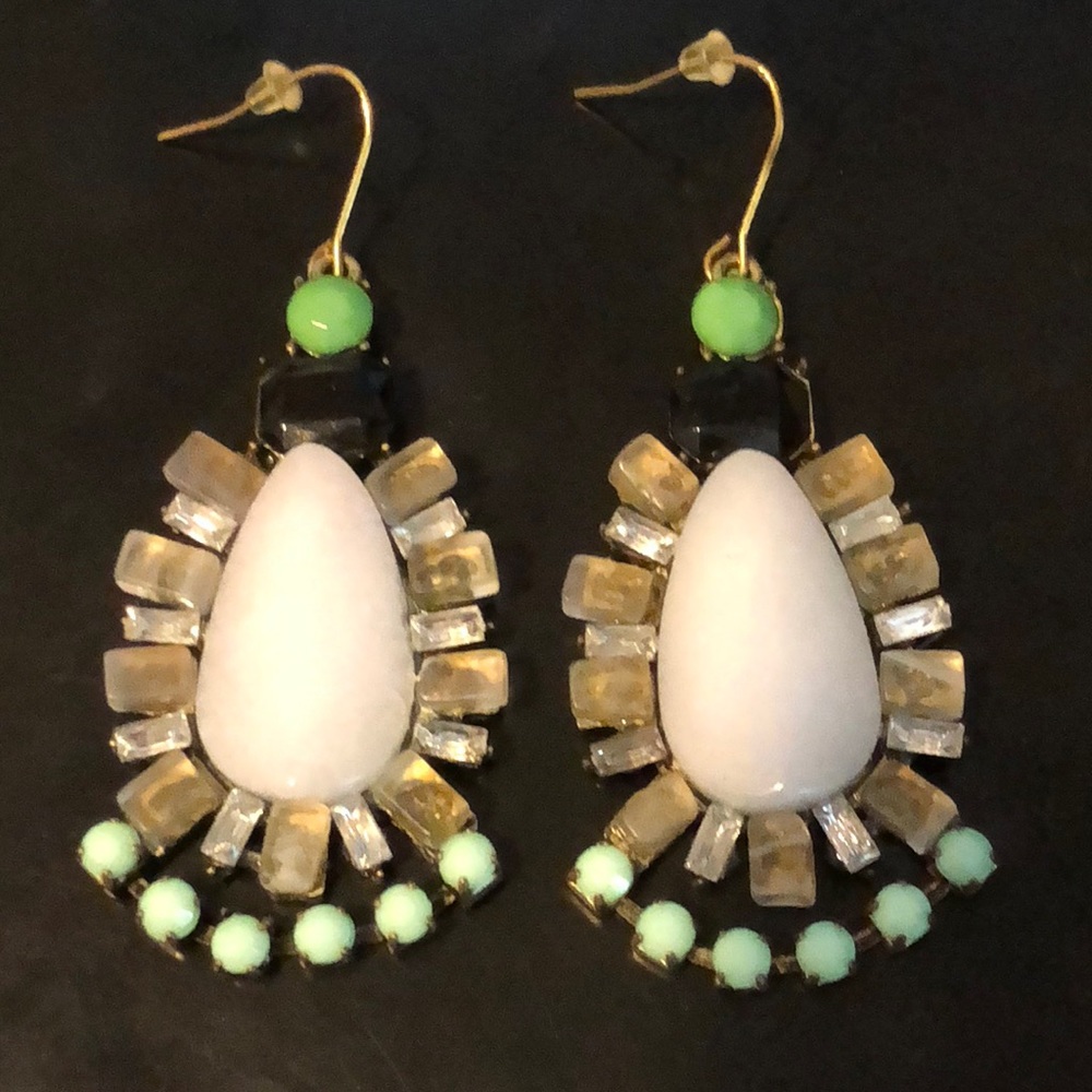 Stone teardrop Earrings